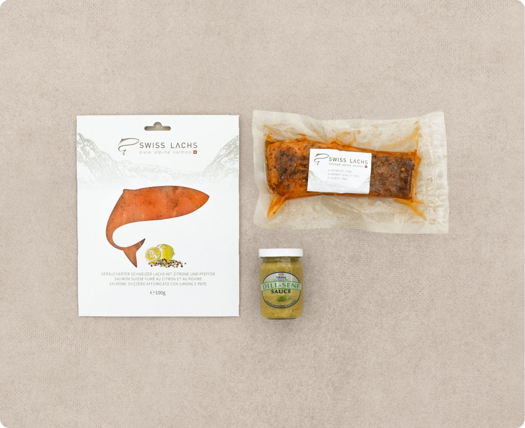 Apéro-Set mit Rauchlachs für 2 Personen