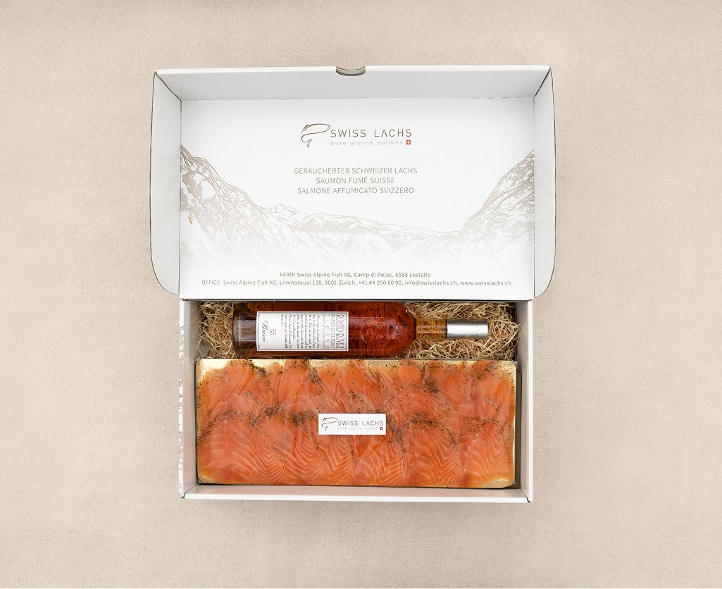 Graved Lachs mit Dill und Rosato Rovere
